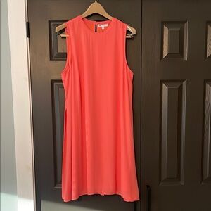 Sleeveless Coral Dress